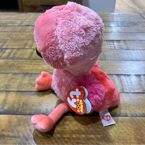 Ty Beanie Boos | Gilda the Flamingo stuffed animal - Picture 3 of 7